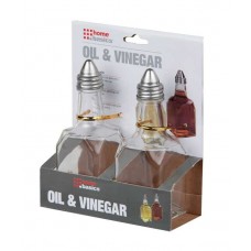 Home Basics Oil and Vinegar Glass Bottle Set HOBA2290